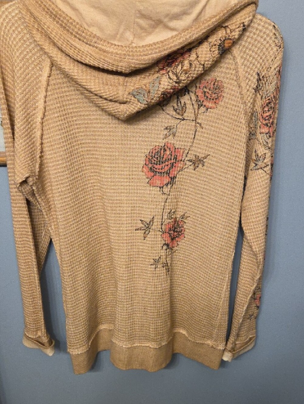 😎Host Pick😎Harley-Davidson Knit Zip Hoodie with Floral Accents - Picture 4 of 16